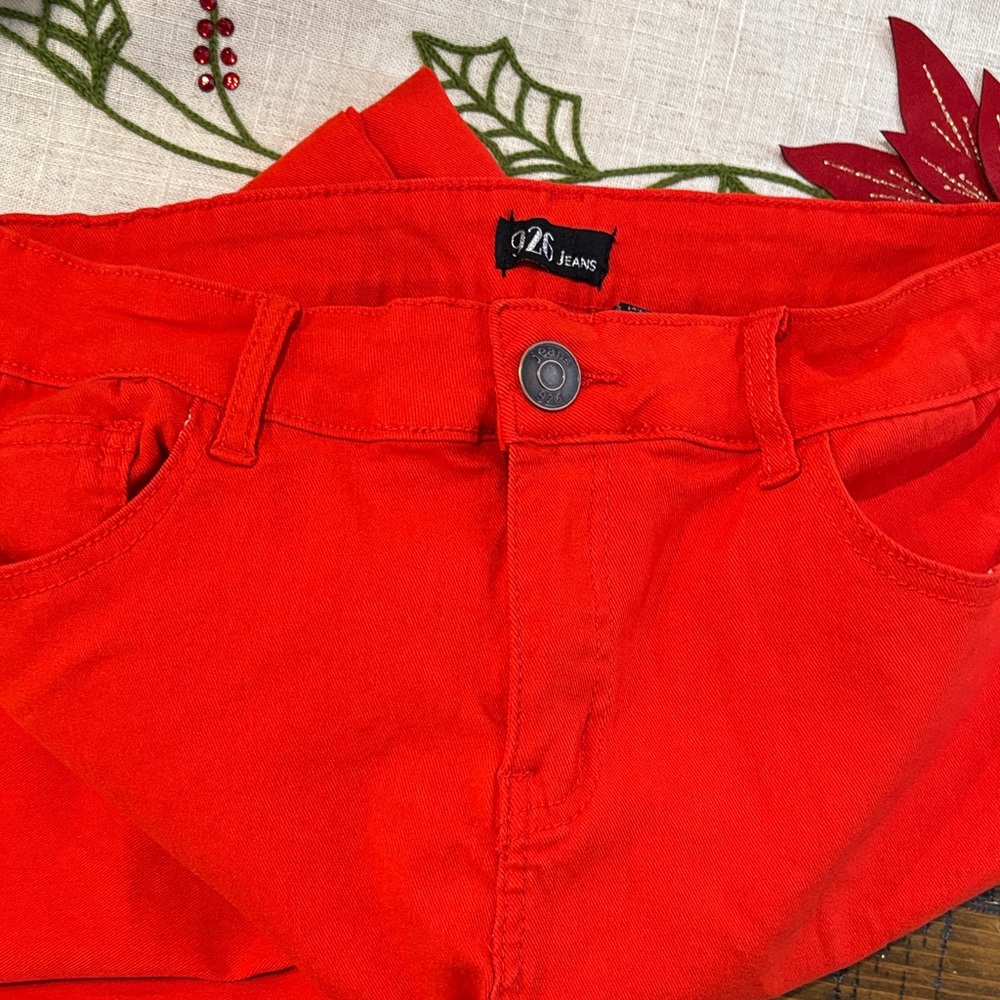 Women's Red Skinny Jeans